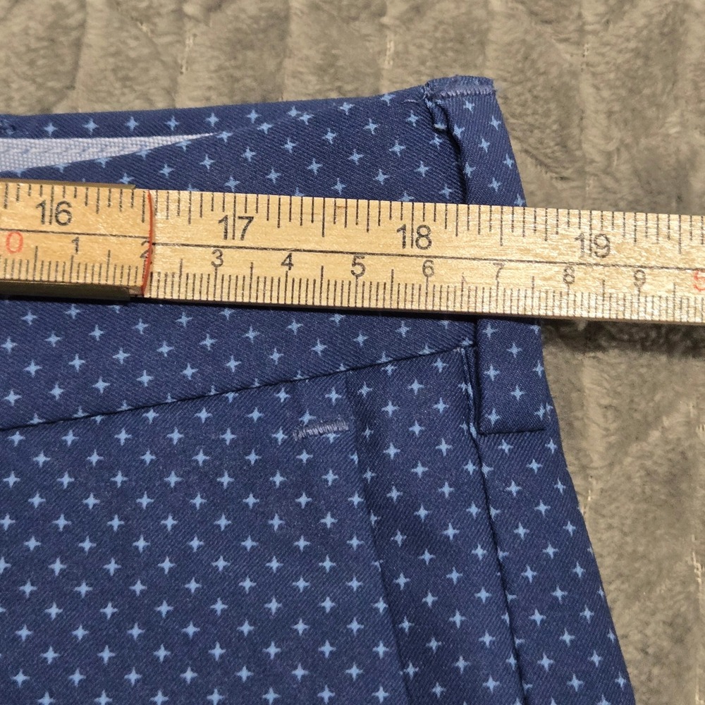 Peter Millar Crown Crafted Mens 36 Blue Stealth Star Performance‎ Golf Shorts - Picture 5 of 9